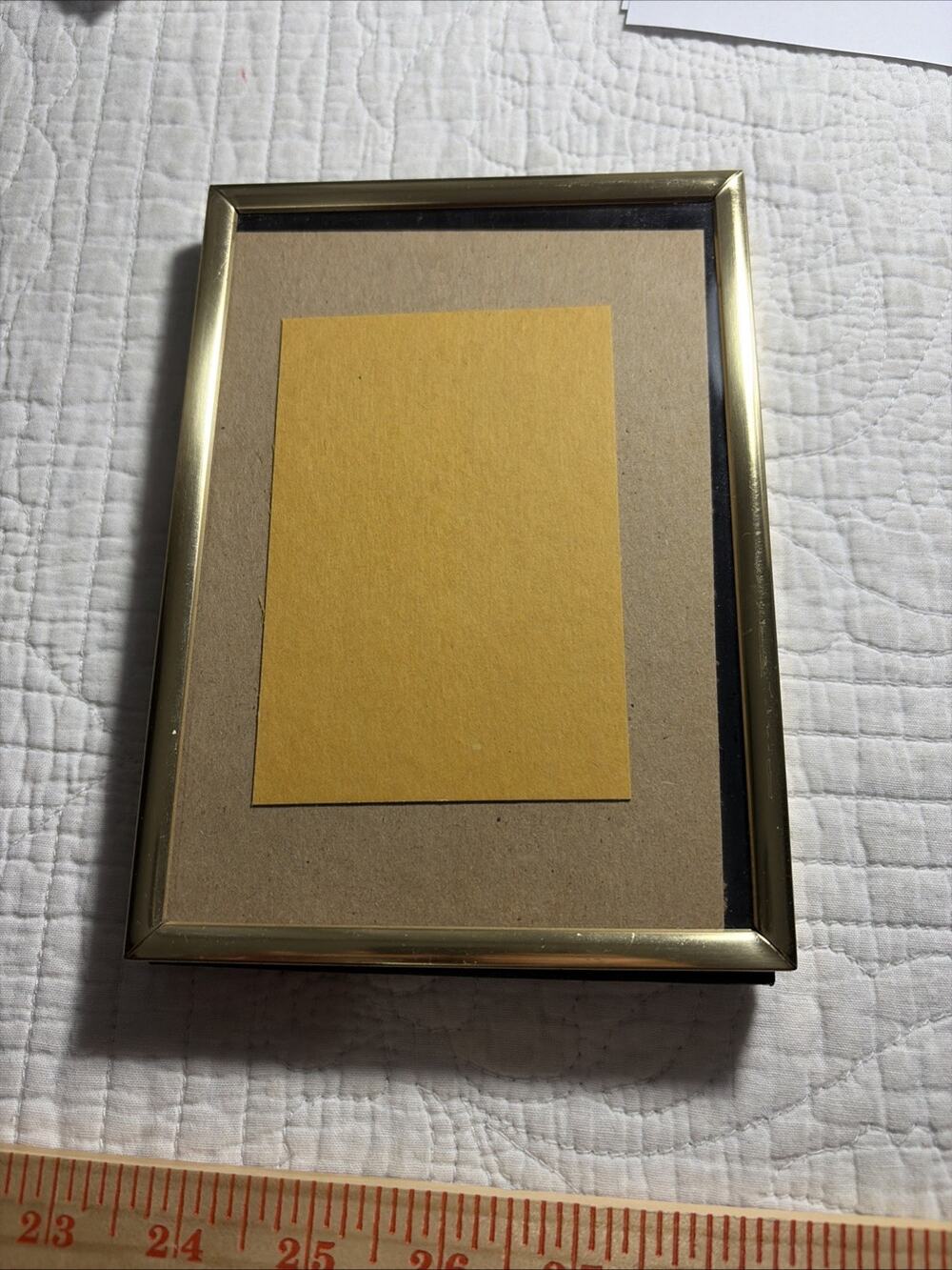 Vintage Brass Picture Frame 5x7